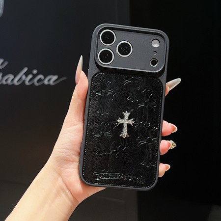 クロームハーツ風アウトドア芸能人耐衝撃iphone18ケースブランドCHスマホケース