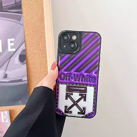 iphone15 ケース オフホワイト ハイブランド スマホケース おしゃれ 芸能人 耐衝撃