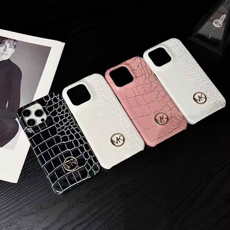 マイケルコース風ストリート芸能人覗き見防止iphone17ケースブランドMKスマホケース