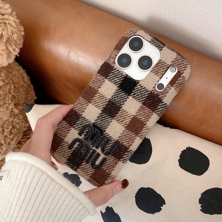 ミュウミュウ風ストリート芸能人耐衝撃iphone17ケースブランドmiumiuスマホケース