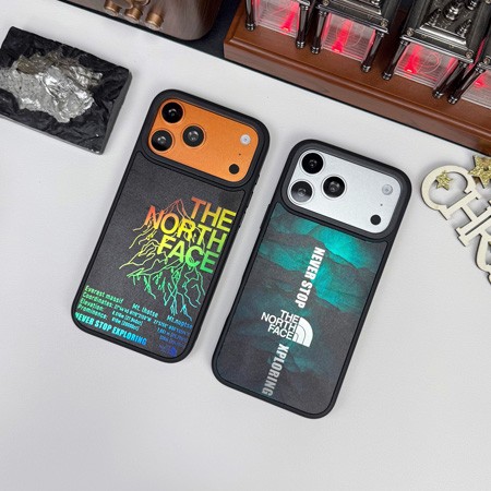 iphone18 ケース The North Face風 かっこいい アウトドア