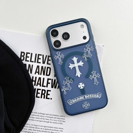 iphone18 ケース Chrome Heart かっこいい ストリート