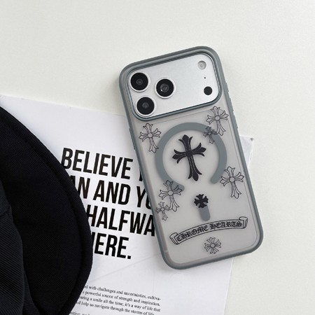 iphone18 ケース Chrome Heart かっこいい ストリート