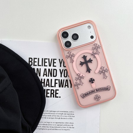 iphone18 ケース Chrome Heart かっこいい ストリート
