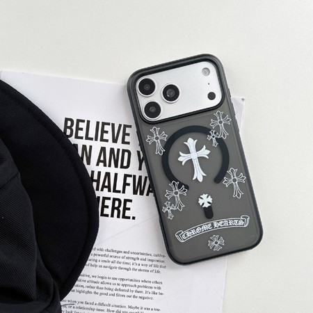 iphone18 ケース Chrome Heart かっこいい ストリート