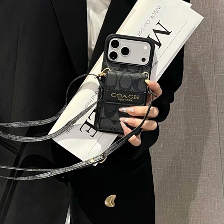 iphone18 ケース Coach風 おしゃれ 流行り