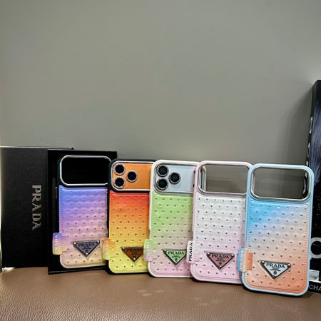 プラダ風ストリート芸能人覗き見防止iphone18ケースブランドPRADAスマホケース