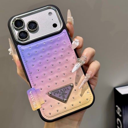 プラダ風ストリート芸能人覗き見防止iphone18ケースブランドPRADAスマホケース