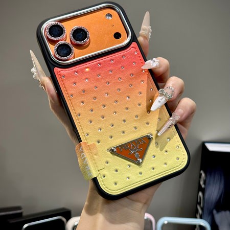プラダ風ストリート芸能人覗き見防止iphone18ケースブランドPRADAスマホケース