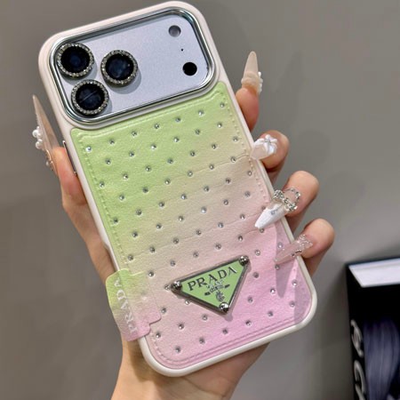 プラダ風ストリート芸能人覗き見防止iphone18ケースブランドPRADAスマホケース