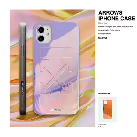 オフホワイト ブランド スマホケースiPhone17/17pro/17 promax/17 air 