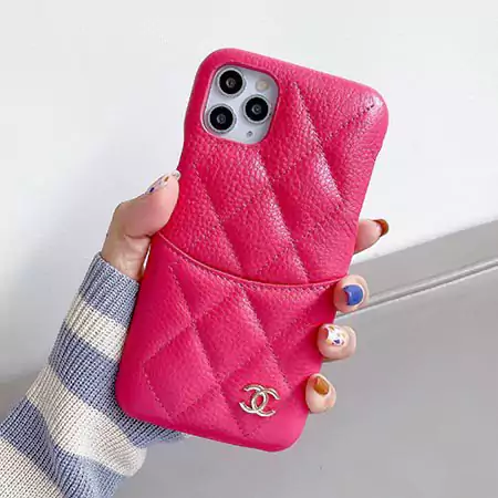 iphone17 ケース シャネル風 カード収納 流行り 大人