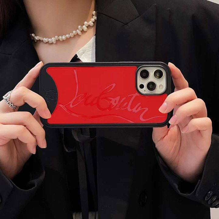 クリスチャン ルブタン iPhone16/15promaxケース ロゴ付き CL