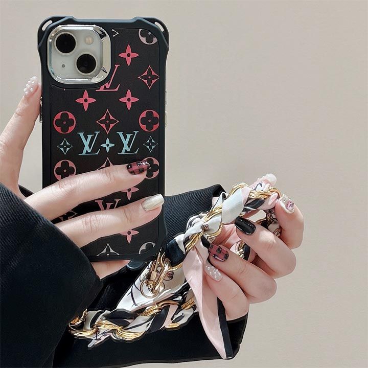 ルイヴィトンシルクスカーフブレスレットスタイルiPhone16pro/15promax/14plus/13シリコーンスマホケース
