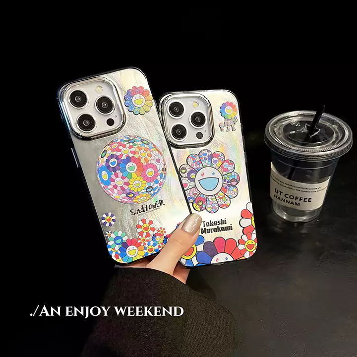 ひまわりiPhone14plusケース