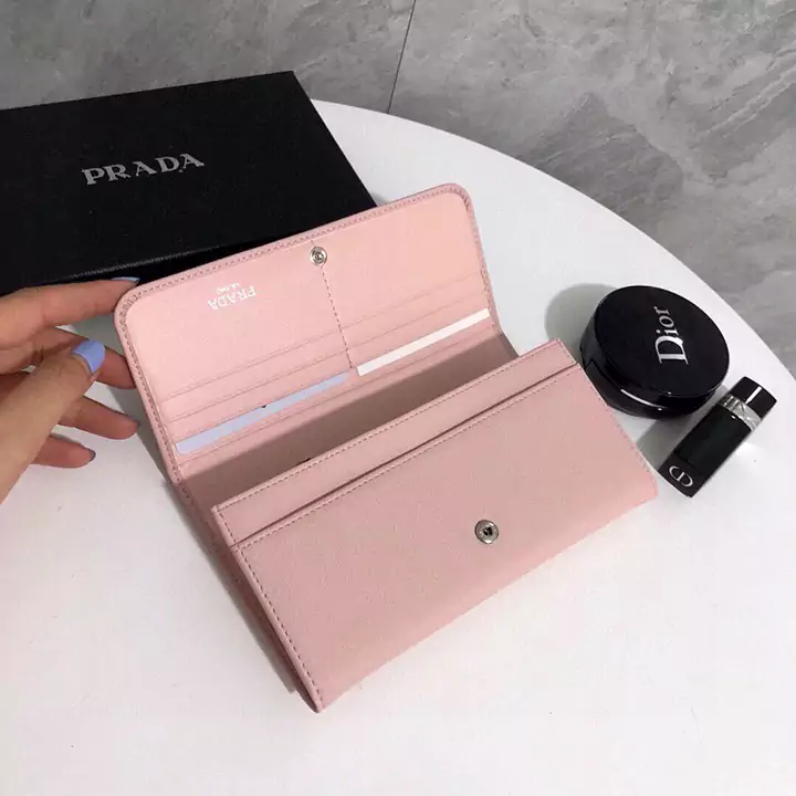 【Pradaセール】プラダ*サフィアーノレザートリムナイロン長財布☆