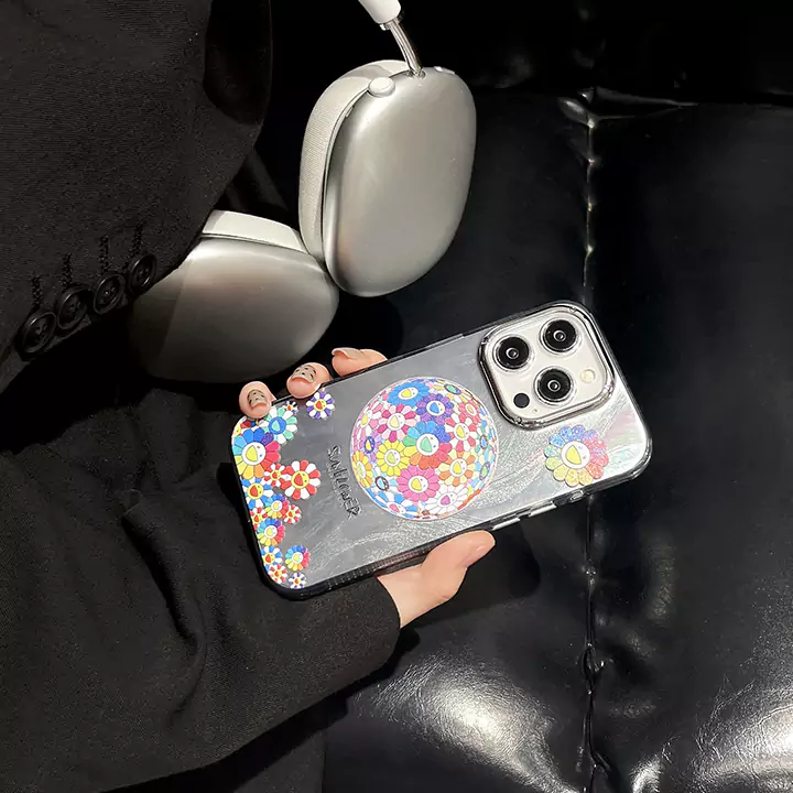 ひまわりアイフォン16プロスマホケース