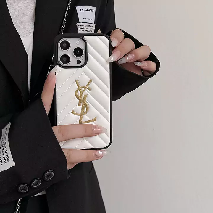 グリッターYSLホットスタンピングiPhone 16ケース