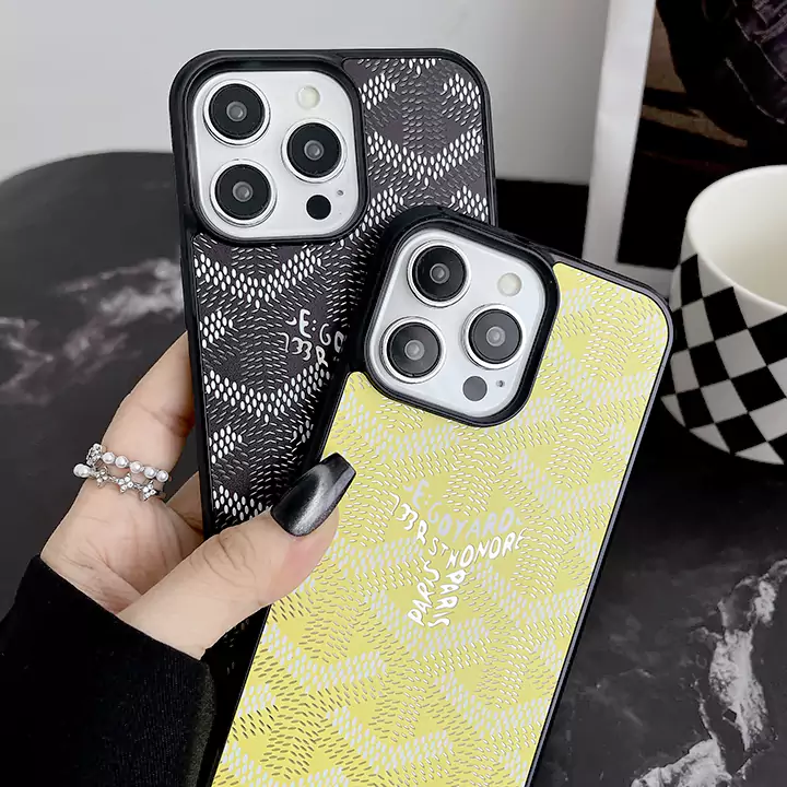 ブランドロゴ iPhone15pro/promax 薄型スマホケース