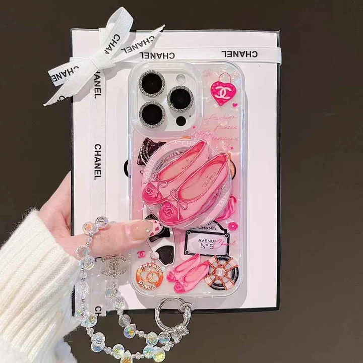 滑り止めグリップ付き chanel 携帯ケース