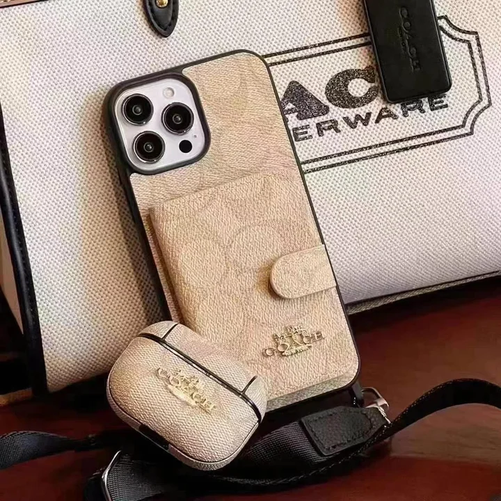 iPhone 14 Pro Max/14 Pro スマートフォンケース 皮革製