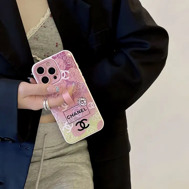 ピンクのカメリ​​ア フローラルプリント