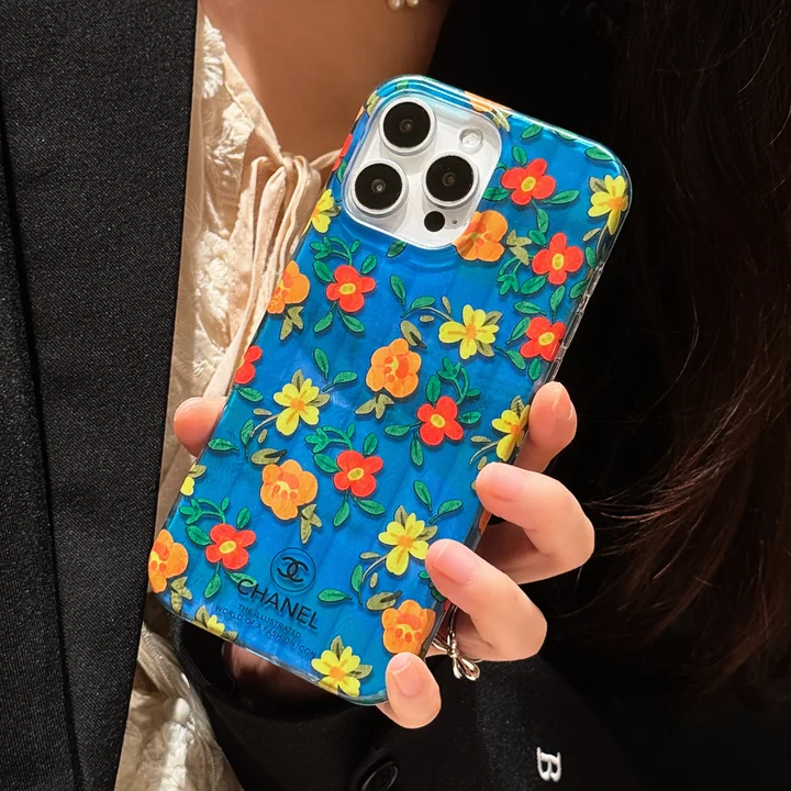 レトロで甘い メタリックココロゴ シャネル スマートフォンケース