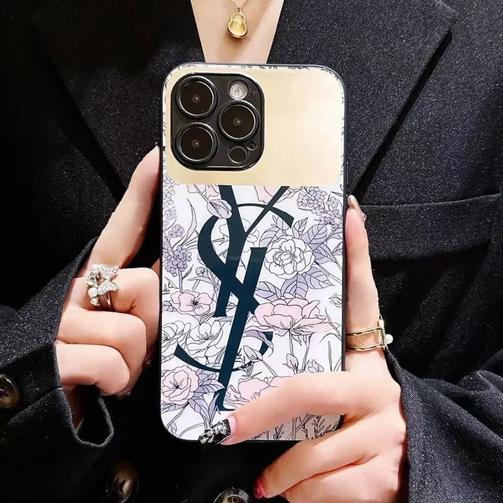 YSL iPhone 16 Pro/15 Pro Max スマホケース
