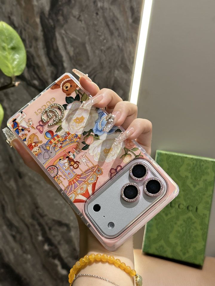 ストリートグッチ風 iphone16 ケース ブランドgucciスマホケース レディース高品質