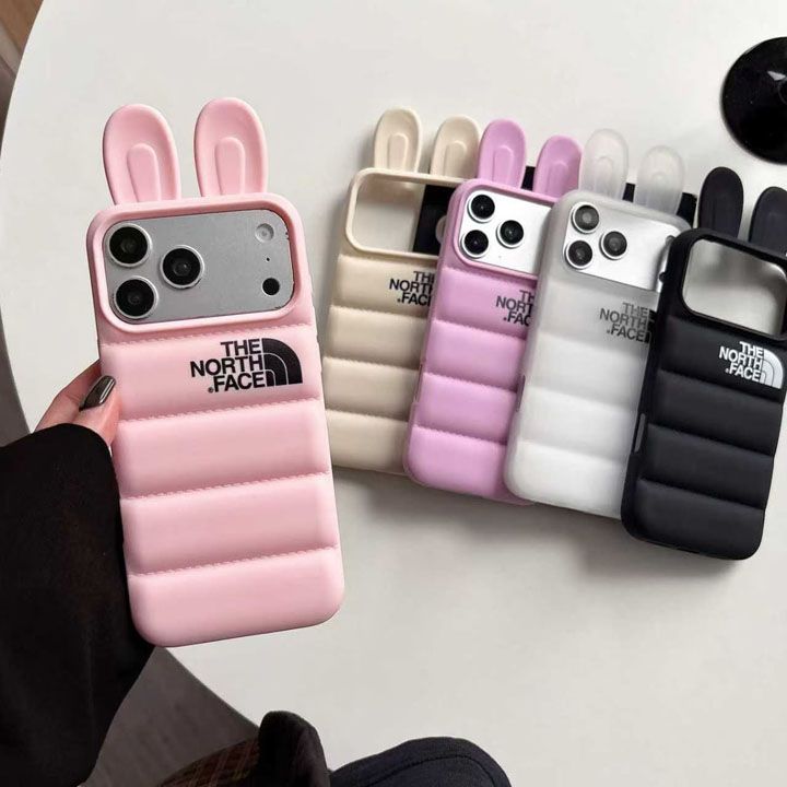おしゃれノースフェイス風 iphone17 ケース ブランド スマホケース 高校生四角保護