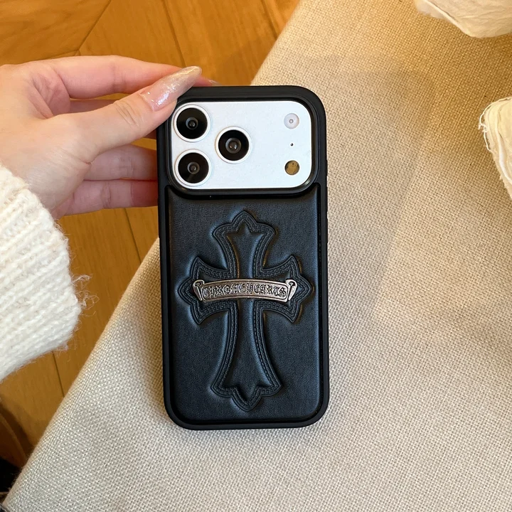 シンプルクロムハーツ風 iphone18 pro ケース ブランドCHスマホケース 芸能人薄型