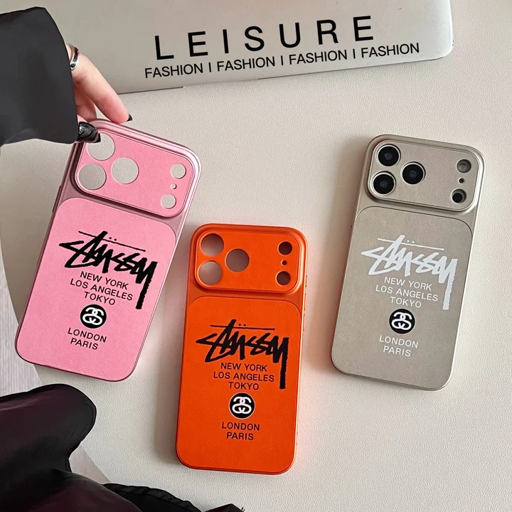 ストリート風 iphone18 ケース ブランドstussyスマホケース ストリート 芸能人 防塵