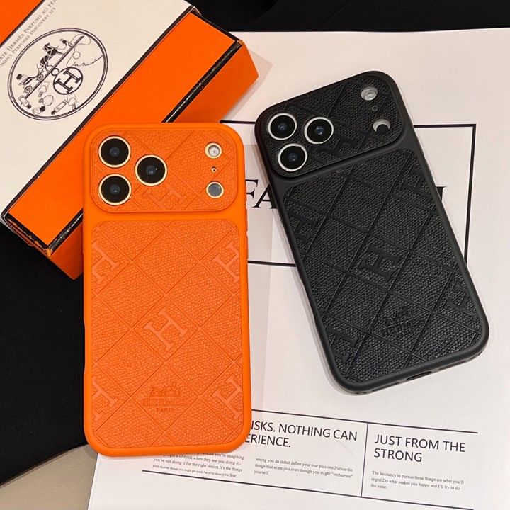 かわいいエルメス風 iphone17 pro ケース ブランドhermes スマホケース 大人キラキラ
