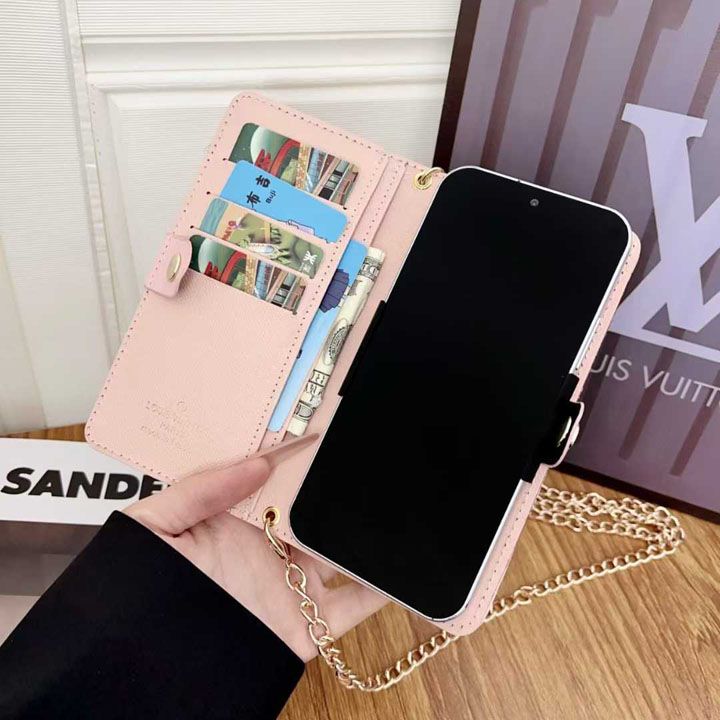 おすすめルイ ヴィトン風 iphone15 ケース ブランドlv手帳 型 スマホケース レディース黄ばみ防止