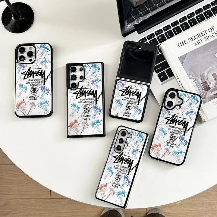 ストリート風 iphone17 ケース ブランドstussyスマホケース おしゃれ カップル 耐衝撃