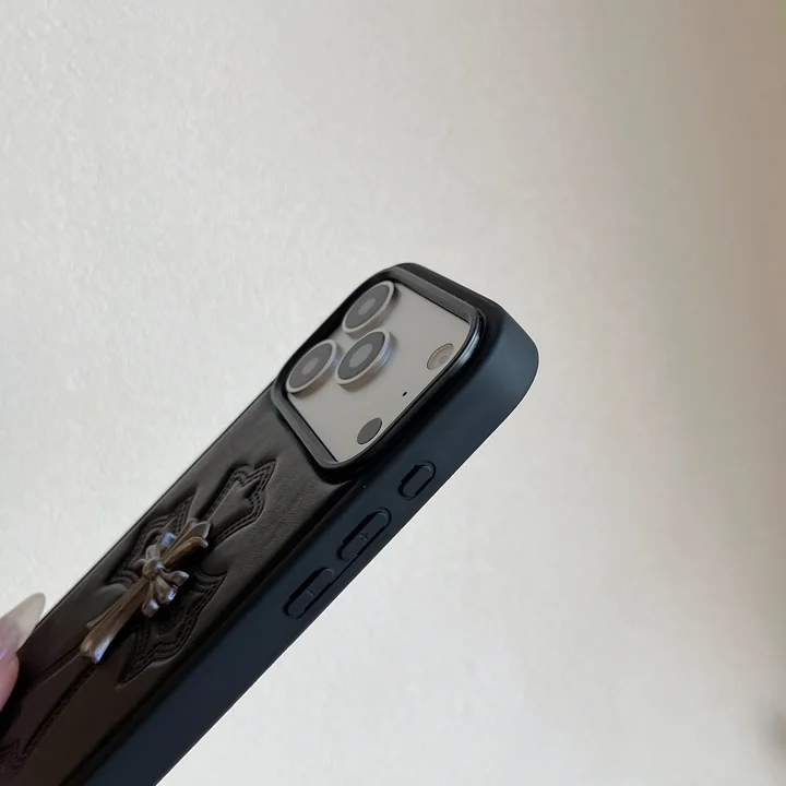 おすすめクロムハーツ風 iphone15 ケース ブランドCHスマホケース レディース防塵