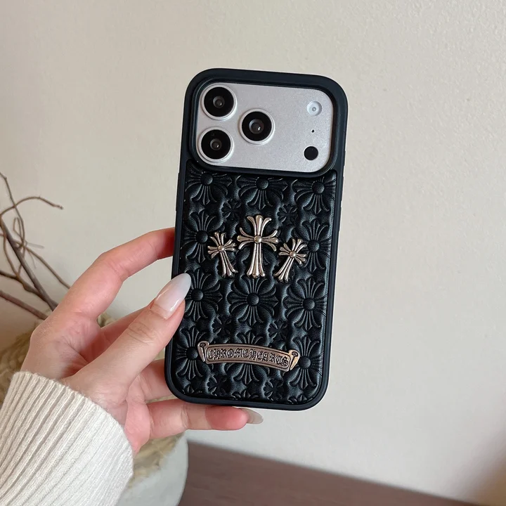 かわいいクロムハーツ風 iphone17 pro ケース ブランドCHスマホケース 大人高級感