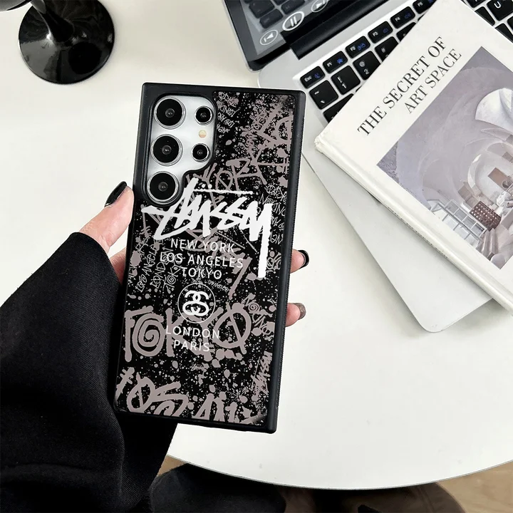 ストリート風 iphone18 ケース ブランドstussyスマホケース ストリート 芸能人 防塵