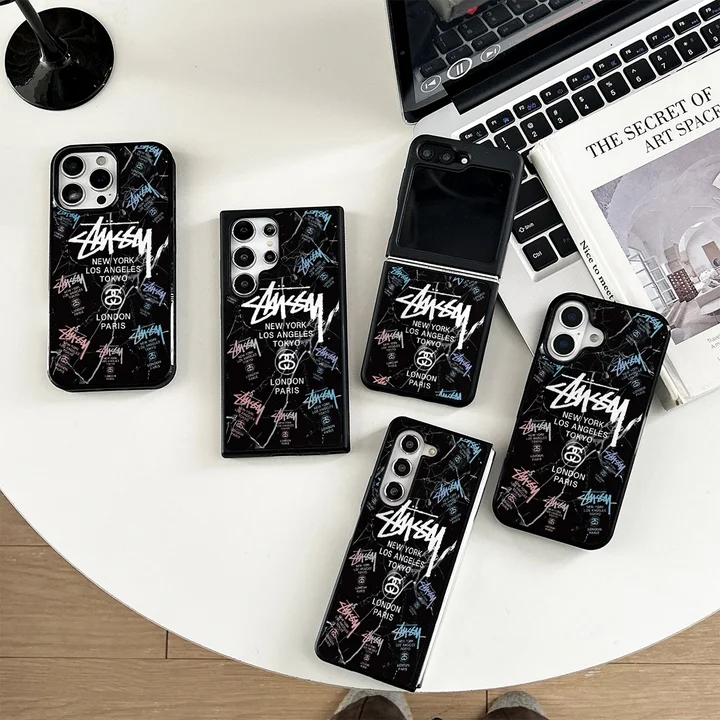 ストリート風 iphone17 ケース ブランドstussyスマホケース おすすめ レディース 高級感