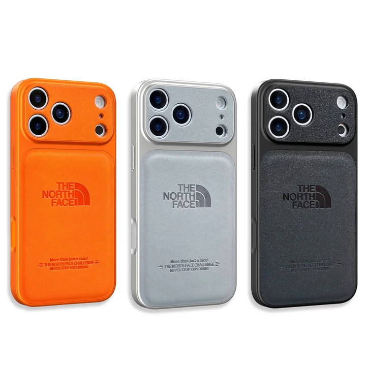 おしゃれノースフェイス風 iphone17 ケース ブランド THE NORTH FACEスマホケース 高校生キラキラ