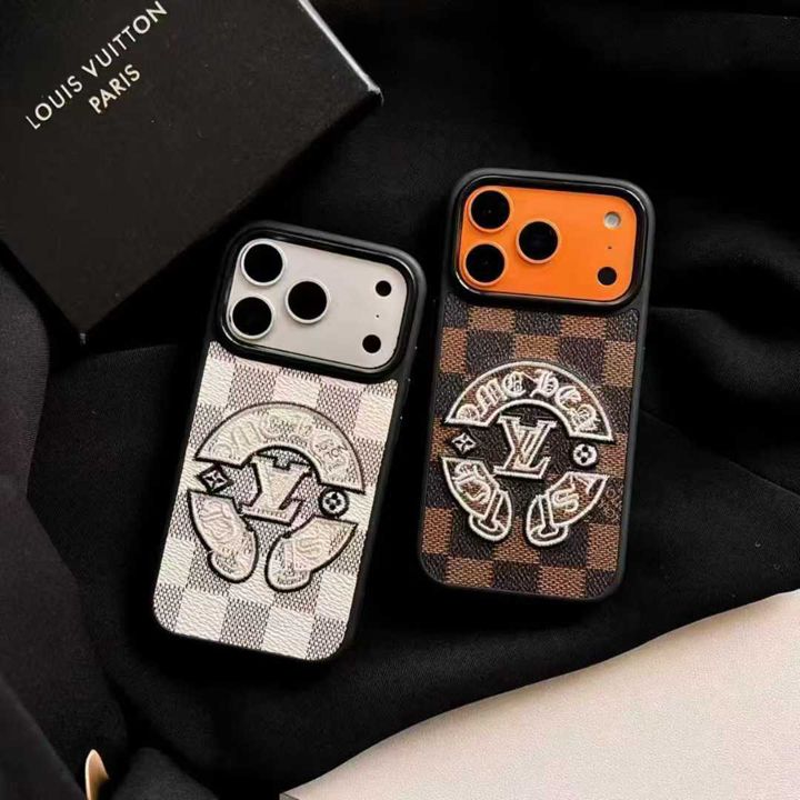 流行りクロムハーツ風 iphone18 ケース ブランドCHスマホケース 芸能人多機能