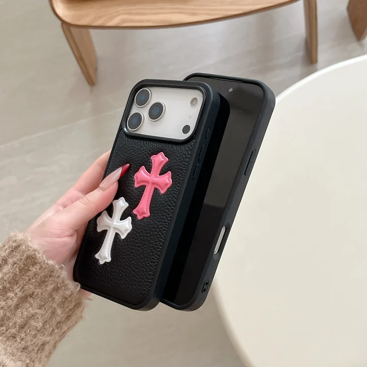 おすすめクロムハーツ風 iphone15 ケース ブランドCHスマホケース レディース黄ばみ防止