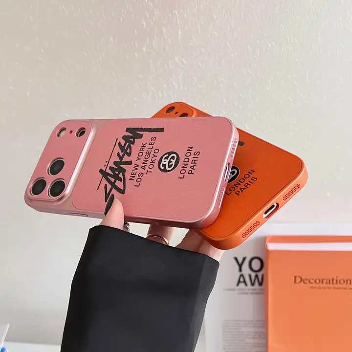 ストリート風 iphone16 ケース ブランドstussyスマホケース アウトドア 大人 黄ばみ防止