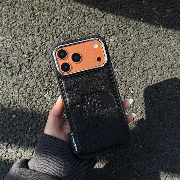 かっこいいノースフェイス風 iphone17 pro max ケース ブランド THE NORTH FACEスマホケース 芸能人四角保護