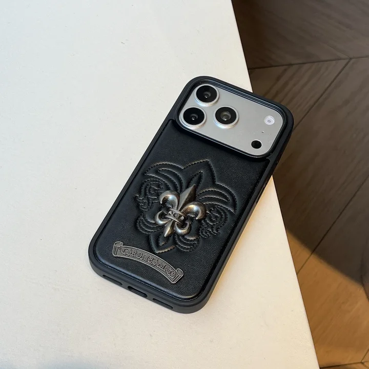 シンプルクロムハーツ風 iphone18 pro ケース ブランドCHスマホケース レディース頑丈