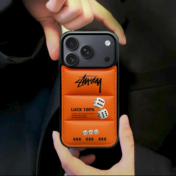 ストリート風 iphone15 ケース ブランドstussyスマホケース 可愛い カップル 衝撃吸収
