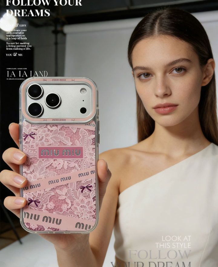おしゃれミュウミュウ風 iphone17 ケース ブランドMIUMIUスマホケース カップル新登場