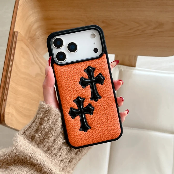 流行りクロムハーツ風 iphone18 ケース ブランドCHスマホケース カップル軽量