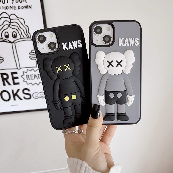 流行りカウズ風 iphone18 ケース ブランドKAWS スマホケース 大人防塵