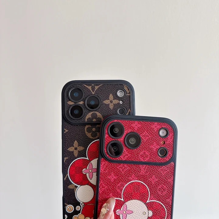 ルイヴィトン風面白いカップル傷防止iphone15ケースブランドLVスマホケース